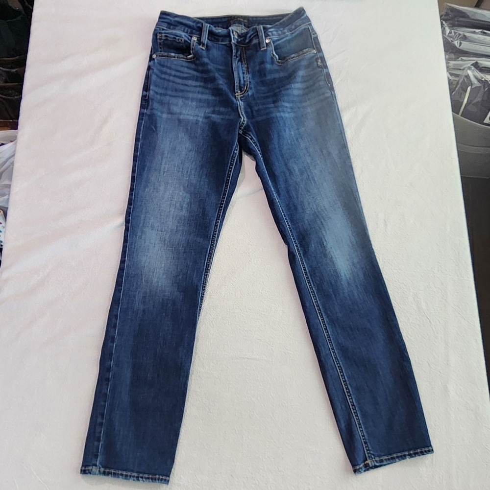 Silver Jeans Co. High‑Rise Skinny Jeans – Size (Measured 29W / 30L)